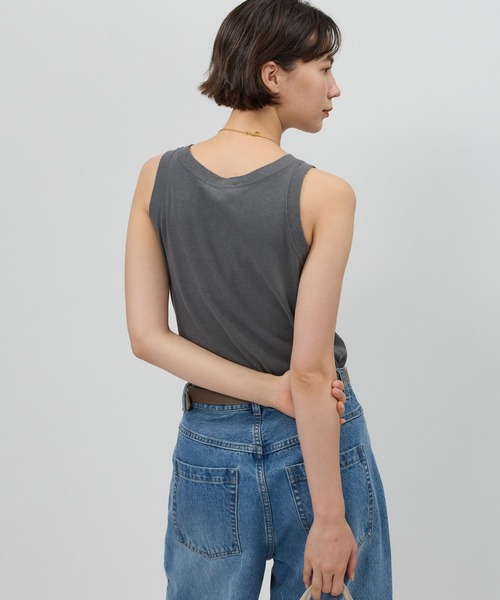 BABYLONE タンクトップ ノースリーブ ヴィンテージフライス