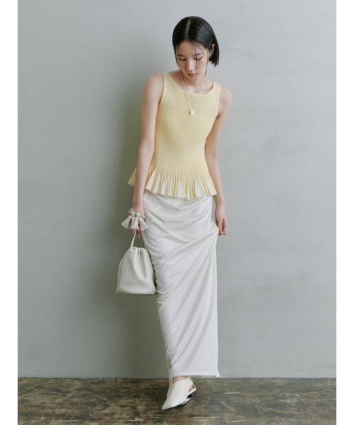 【ミースロエ】ドレープイージーカットスカート MIESROHE｜ドレープイージーカットスカート | Rakuten Fashion