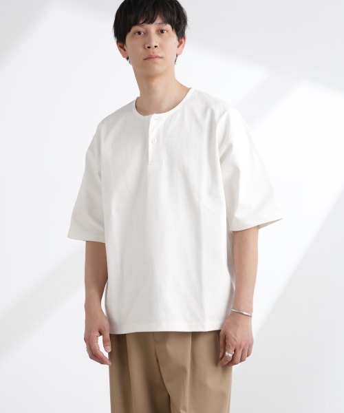 NANO universe（ナノ・ユニバース） tシャツ ヘビーオンスワイド 