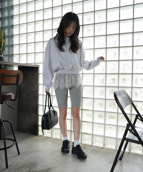 Kotoe（コトエ） レギンス スパッツ リブ ハーフレギンス レディース