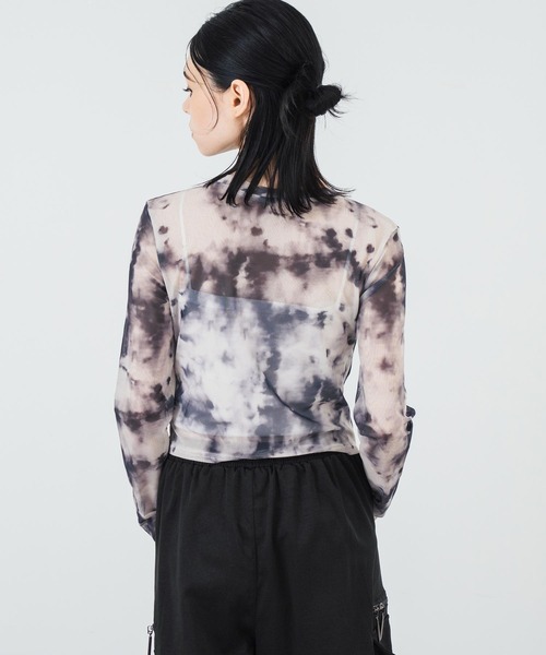 ANAP tシャツ デニムビスチェ ドッキング シアートップス
