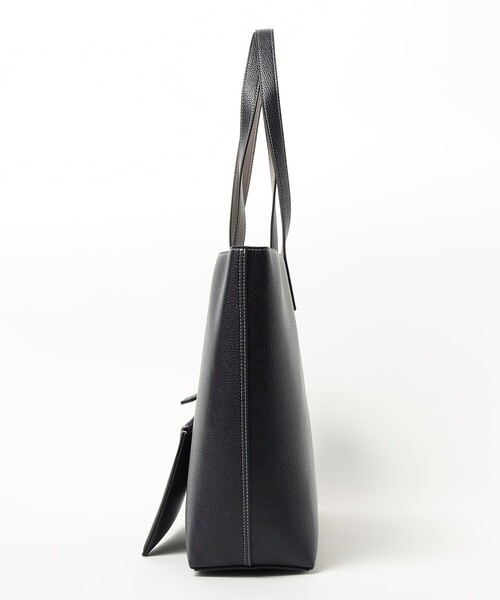 BEAMS HEART トート　ブラック　a4 BEAMS HEART トートバッグ レザー トートバッグ「A4サイズ