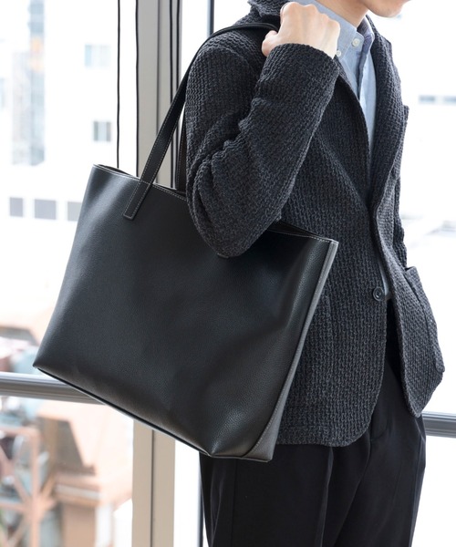 BEAMS HEART トート　ブラック　a4 BEAMS HEART｜レザー トートバッグ(A4サイズ収納可能) | Rakuten