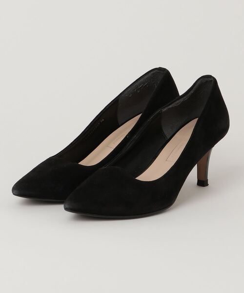（美品）PICHE ABAHOUS 黒のパンプス PICHE ABAHOUSE 「PICHE ABAHOUSE」 パンプス 36 ブラック
