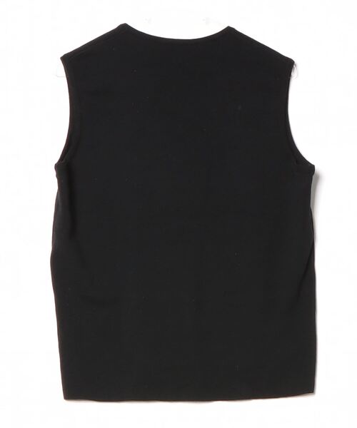 美品✨ARMANI COLLEZIONI シルク混 半袖ニット カットソー 黒 ARMANI COLLEZIONI 「ARMANI COLLEZIONI」 ノースリーブニット
