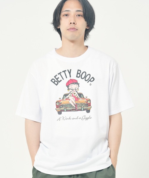 BETTY BOOP（ベティ ブープ） tシャツ BETTYクラシックカーTEE(M1