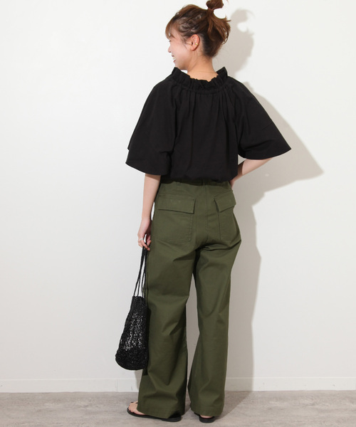 JOURNAL STANDARD relume リボンフリルT  2枚セット WEB限定追加2》フリルリボンTシャツ（Tシャツ／カットソー