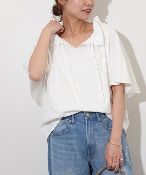 JOURNAL STANDARD relume リボンフリルT  2枚セット JOURNAL STANDARD relume｜《WEB限定追加2》フリルリボンTシャツ