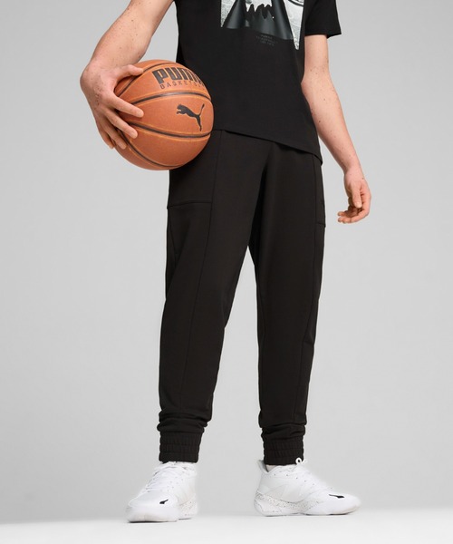 PUMAブラック パンツ Lサイズ PUMA パンツ プーマ メンズ バスケットボール ウイニング