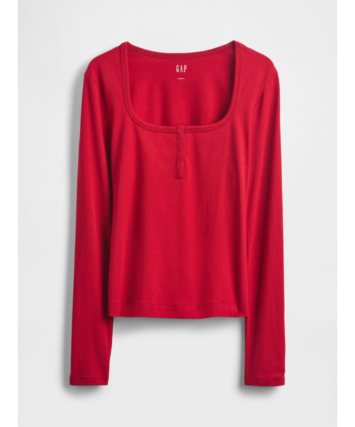 「GAP」 長袖カットソー XX-SMALL ホワイト レディース
