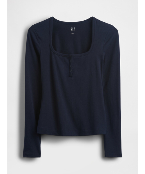 「GAP」 長袖カットソー XX-SMALL ホワイト レディース