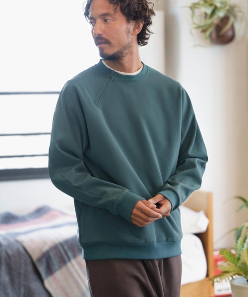 人気定番，爆買い 「CAMBIO」 スウェットカットソー M ブラック メンズ