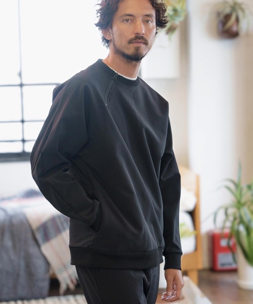 人気定番，爆買い 「CAMBIO」 スウェットカットソー M ブラック メンズ