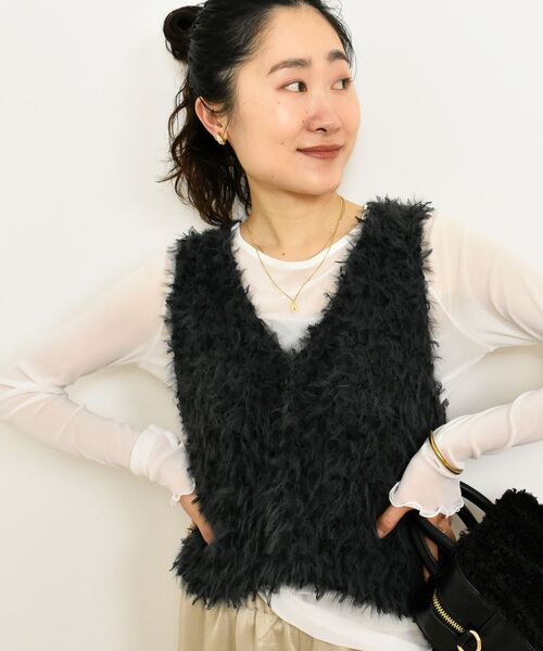 le.coeur blanc（ルクールブラン） ベスト ジレ TORRAZZO DONNA