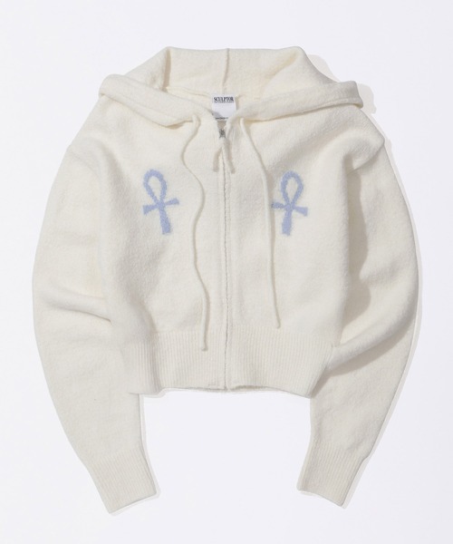 SCULPTOR（スカルプター） カーディガン Ankh Boucle Knit Cardigan