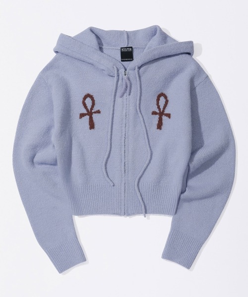 SCULPTOR（スカルプター） カーディガン Ankh Boucle Knit Cardigan