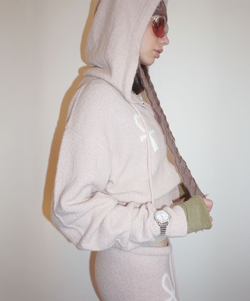 SCULPTOR（スカルプター） カーディガン Ankh Boucle Knit Cardigan