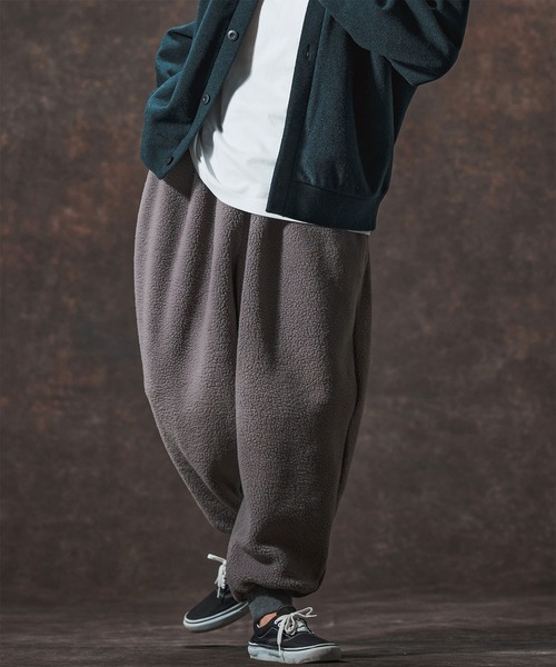 Jih Nunc（ジーヌンク） パンツ mp14004-ボアバルーンリブパンツ(JIH
