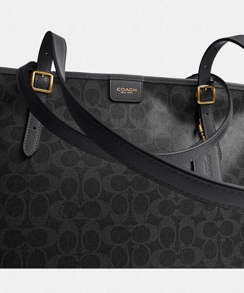 カン様　売約済み品　✅【良品】定価10万　メンテ済み　コーチ　トートバッグ コーチ(COACH) シグネチャー(Signature) 中古 トートバッグ | 通販