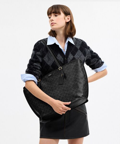 COACH（コーチ） トートバッグ タクシー トート バッグ・シグネチャー