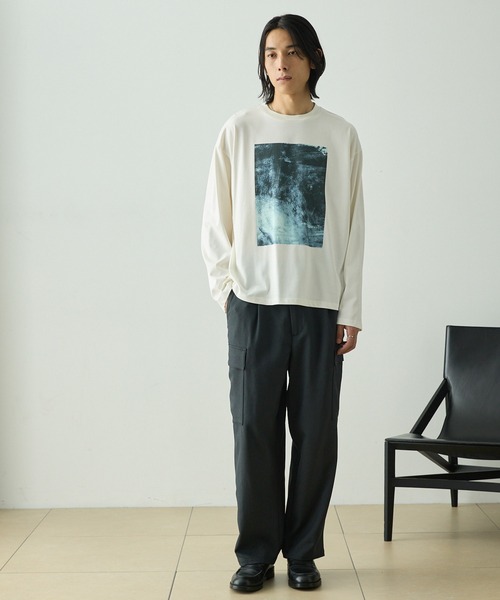 EMMA CLOTHES カーゴパンツ 「セットアップ対応」ウールライク