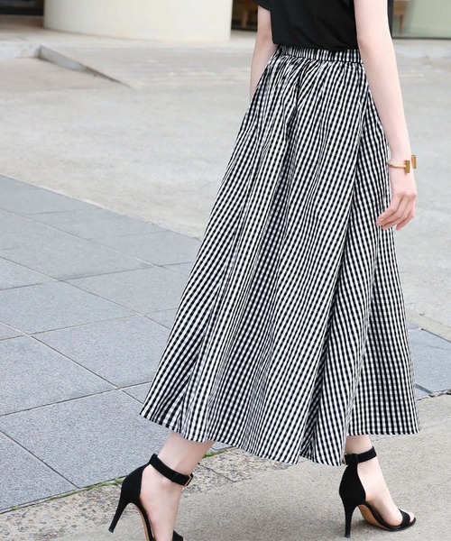 ELFRANK フレアスカート FREE ブラック レディース : ZOZOTOWN Yahoo