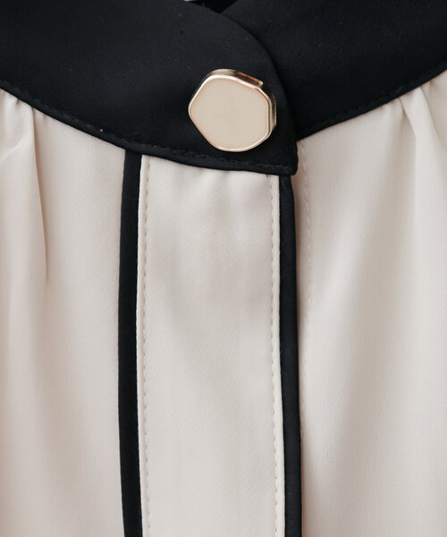 「natural couture」 半袖ブラウス FREE オフホワイト レディース_画像6