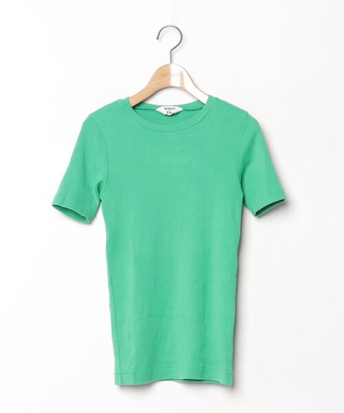 AURALEE ライトグリーン 半袖シャツ AURALEE（オーラリー） 半袖Tシャツ 1 グリーン レディース : ZOZOTOWN