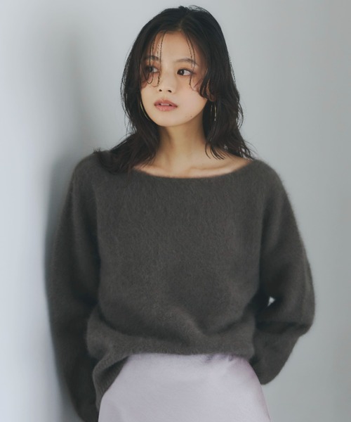 anuans（アニュアンス） ニット セーター ラクーンフォックス2way