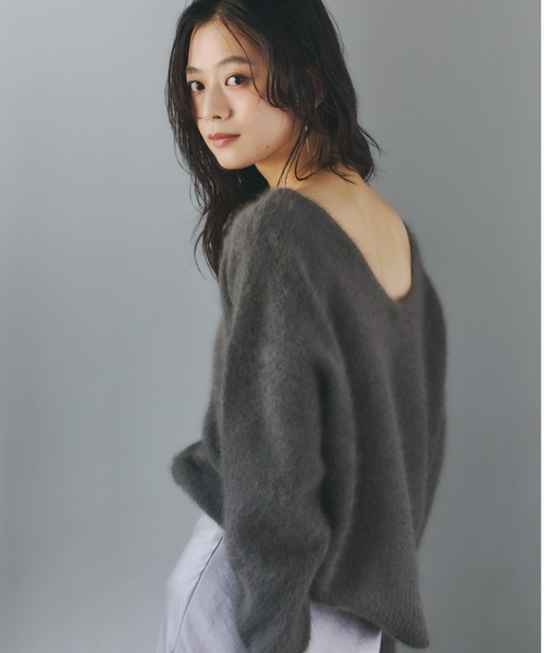 anuans（アニュアンス） ニット セーター ラクーンフォックス2way