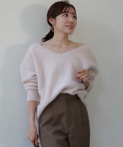 anuans（アニュアンス） ニット セーター ラクーンフォックス2way