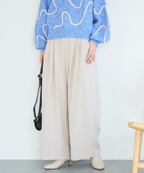 DOUX ARCHIVES（ドゥアルシーヴ） パンツ 3タックワイドパンツ