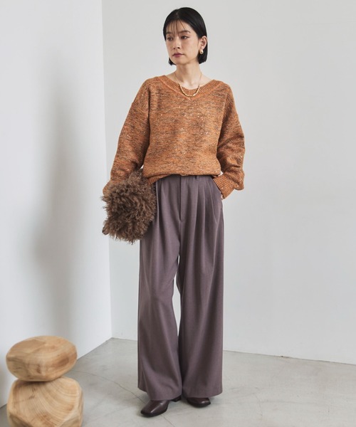 ドゥ アルシーヴ（Doux archives）/３タックワイドパンツ DOUX ARCHIVES（ドゥアルシーヴ） パンツ 3タックワイドパンツ