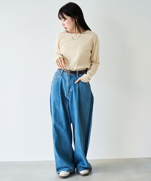 coen（コーエン） tシャツ 「定番 / 新色追加」メロークルーネックロン