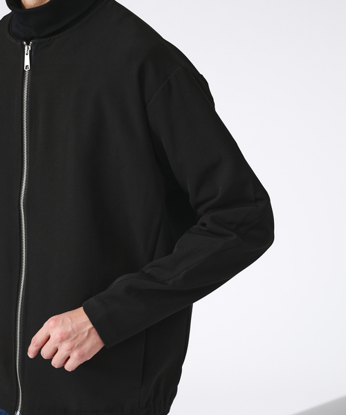 【値下げ】ABAHOUSE ベージュ レザーブルゾン ABAHOUSE（アバハウス）の「ゴートレザーコーチジャケット（ブルゾン