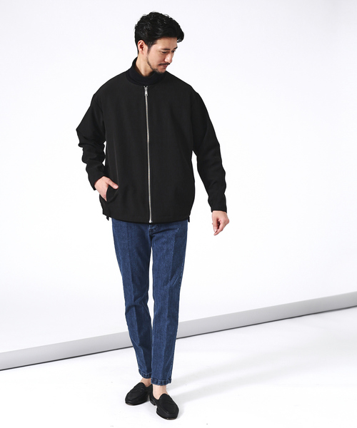 ABAHOUSE（アバハウス） ジップアップブルゾン 46 ベージュ メンズ