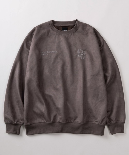 トレーナー スウェット 「85」フェイクスウェード ポンチ アソート