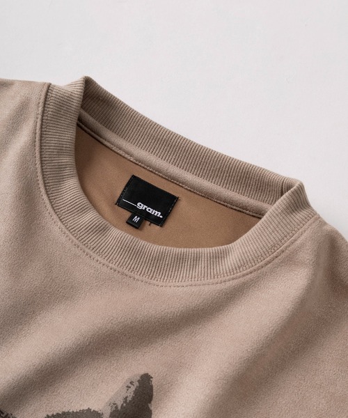 トレーナー スウェット 「85」フェイクスウェード ポンチ アソート