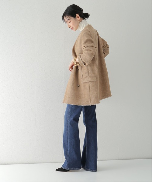 plage（プラージュ） ノーカラージャケット 36 ベージュ レディース