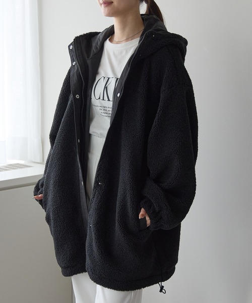 PREFERIR（プレフェリール） コート アウター ボア ブルゾン