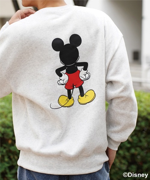 Disney（ディズニー） トレーナー スウェット (DV)「Disney」ミッキー