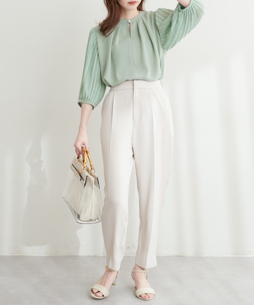 「natural couture」 7分袖ブラウス FREE ベージュ レディース_画像7