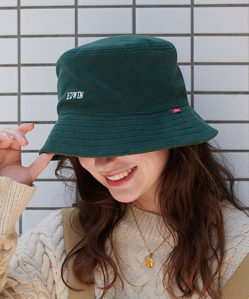 HATMIKKE（ハットミッケ） 帽子 ハット EDWINフリースバケットハット