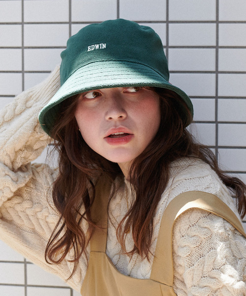 HATMIKKE（ハットミッケ） 帽子 ハット EDWINフリースバケットハット