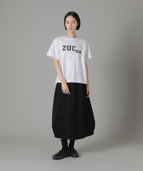 「ZUCCa」 半袖Tシャツ M size ブルー レディースの画像