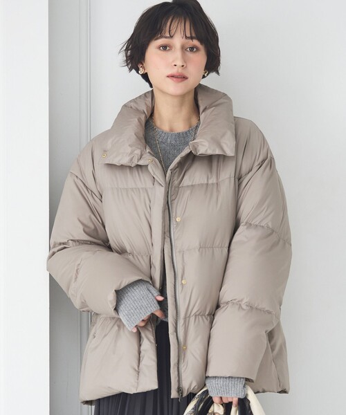 【極美品】23区★シレータフタ★ショートダウンコート 44 ブラック 23区（大きいサイズ） 【一部先行予約/洗える】シレータフタ ショート