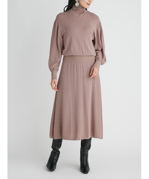 Mila Owen（ミラオーウェン） ニットワンピース 1 ネイビー レディース