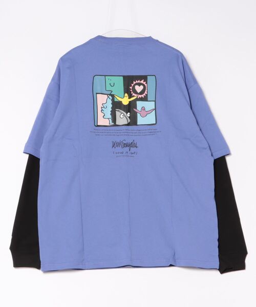 「（What it isNt）ART BY MARKGONZALES」 半袖Tシャツ LARGE パープル系その他2 メンズ_画像6