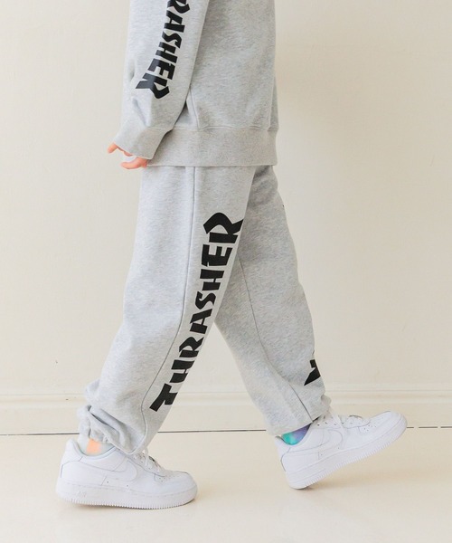THRASHER（スラッシャー） パンツ 「」別注ロゴスウェットパンツ(KIDS