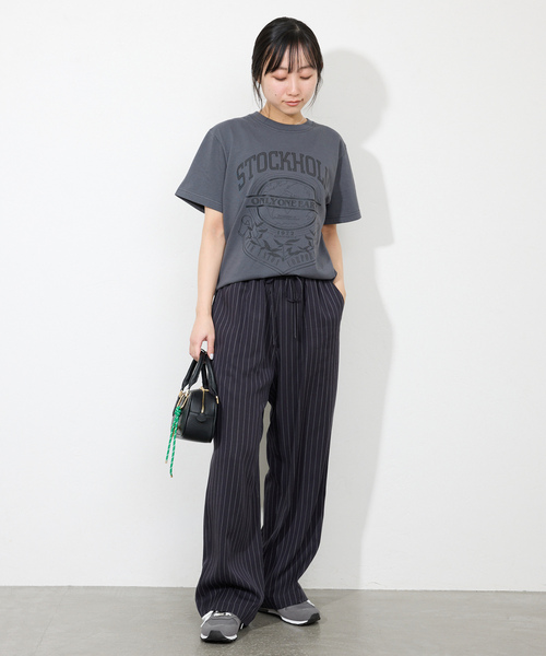 「New Balance」 ローカットスニーカー 22.5cm グレー レディース_画像3